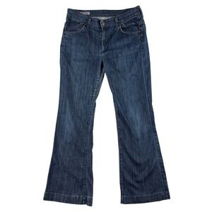 Citizens of Humanity Jeans Womens 30 Hutton 251 Blue High Rise Wide Leg USA Made